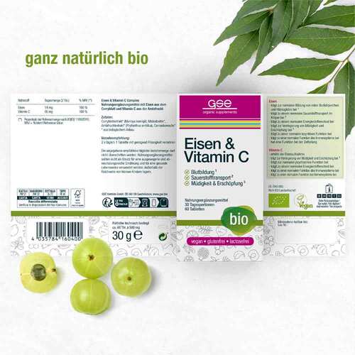 Eisen &amp; Vitamin C complex Bio Tabletten - 2