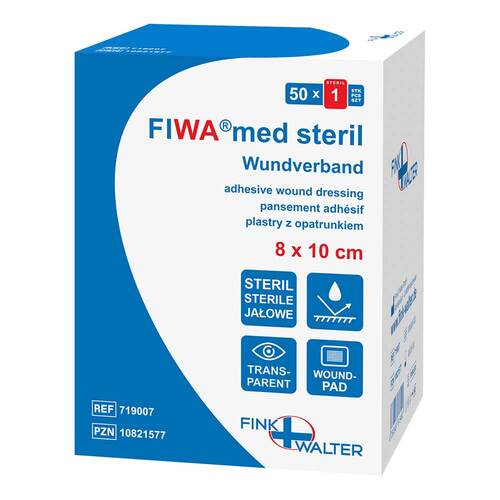 Wundverband steril 8x10 cm transparent - 1