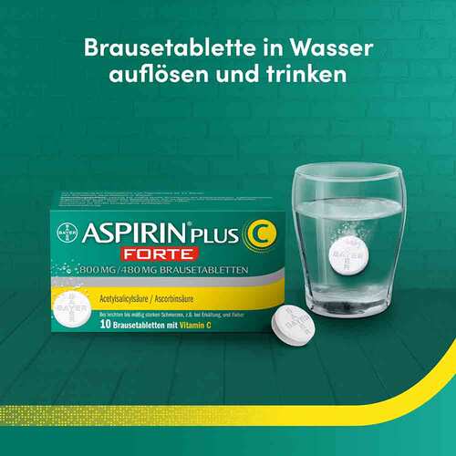 Aspirin plus C forte 800 mg / 480 mg Brausetabletten - 8