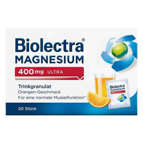 Biolectra Magnesium 400 mg ultra Trinkgranulat Orange - 1