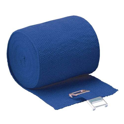 H&ouml;ga Lastic Color Idealbinde 4 cm x 5 m blau cello. - 1