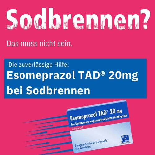 Esomeprazol TAD® 20 mg bei Sodbrennen - 2