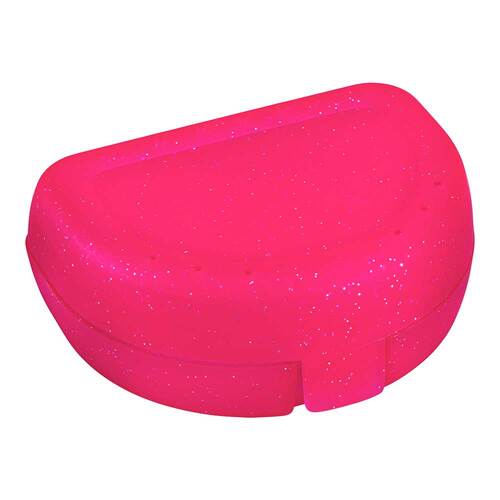 Zahnspangenbox small pink transparent - 1