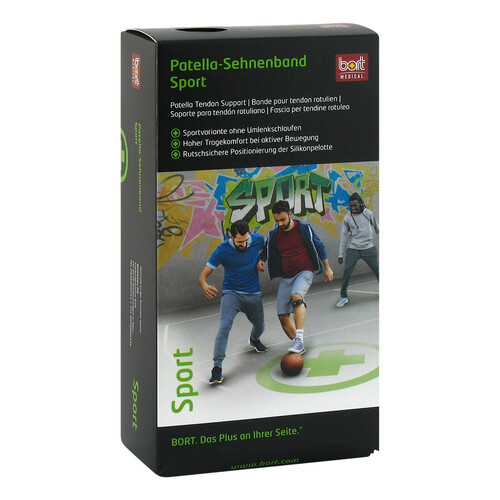 Bort Patella Sehnenband Sport Gr&ouml;&szlig;e 2 schwarz / gr&uuml;n - 1