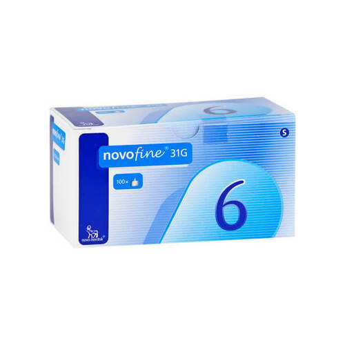 Novofine 6 Kan&uuml;len 0,25x6 mm 31 G - 1