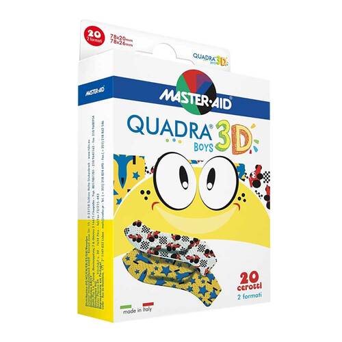 Quadra 3D Boys 20x78 mm / 26x78 mm - 1