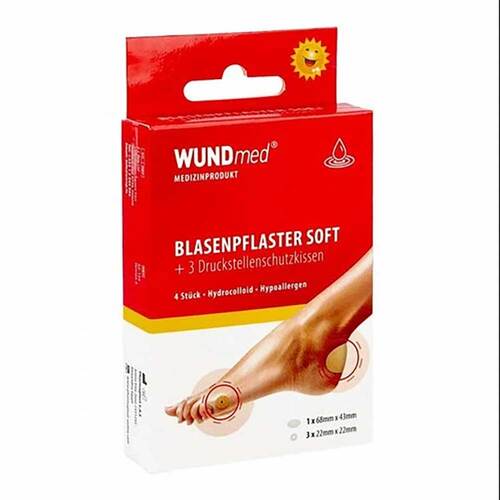 Blasenpflaster mit 3 Druckstellenschutzkissen - 1