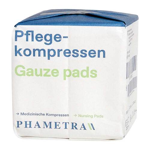 Pflegekompressen Vlies 10x10 cm unsteril 4fach - 1