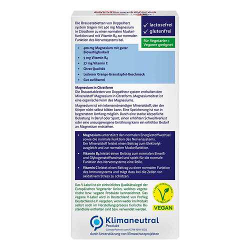 Doppelherz system Magnesium 400 Citrat Brausetabletten - 2