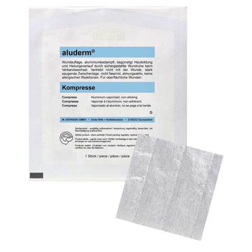 Aluderm Kompresse 7,5x7,5 cm - 1
