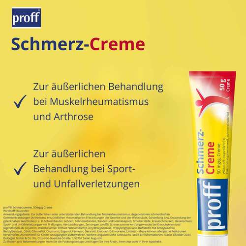 Proff Schmerzcreme 5% - 5