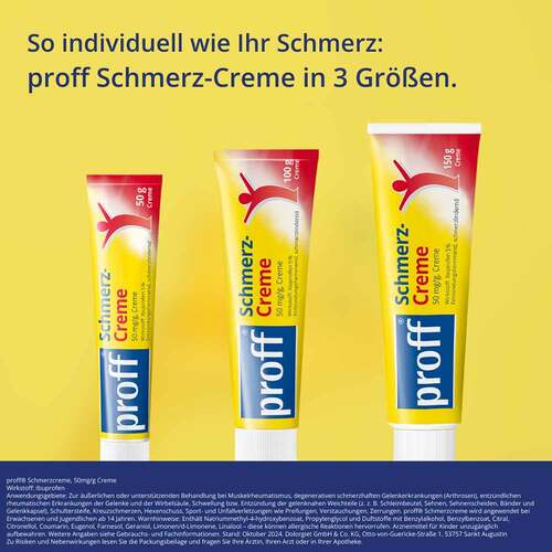 Proff Schmerzcreme 5% - 7