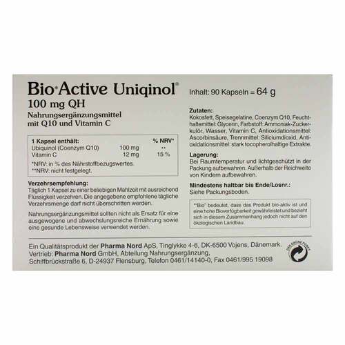 Bio Active Uniqinol 100 mg QH Kapseln - 2