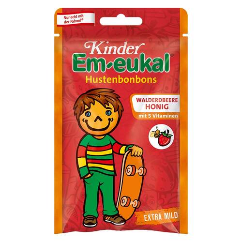EM Eukal Kinder Bonbons Walderdbeere-Honig zh. - 1