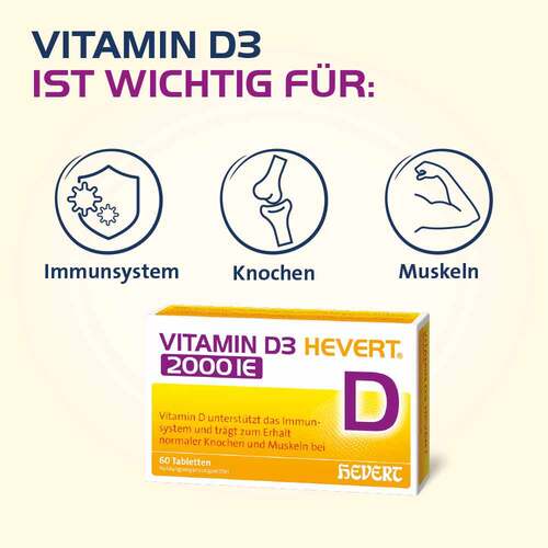 Vitamin D3 Hevert 2.000 I.E. Tabletten - 2
