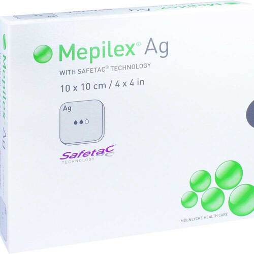 Mepilex Ag Schaumverband 10x10 cm steril - 1