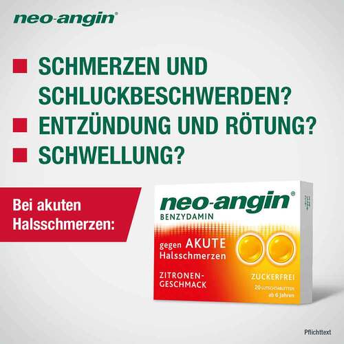 neo-angin® Benzydamin gegen akute Hasschmerzen Zitrone - 2