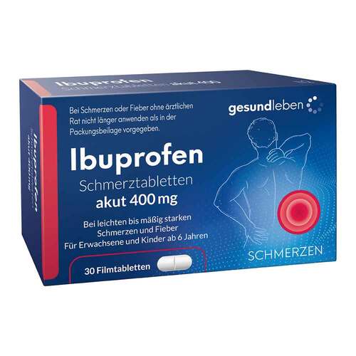 Ibuprofen Schmerztabletten 400 mg Filmtabletten - 1