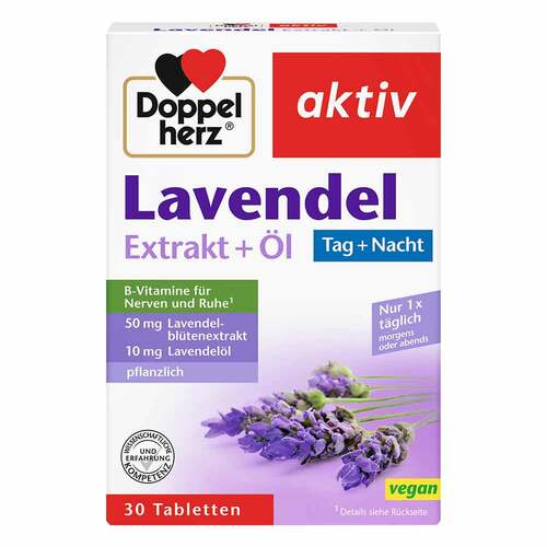 Doppelherz Lavendel Extrakt + &Ouml;l Tabletten - 1