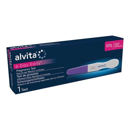 Alvita Schwangerschaftstest Ultra-Fr&uuml;h - 1