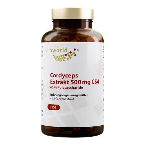 Cordyceps Extrakt 500 mg CS4 40% Polysacchar.Kapseln - 1