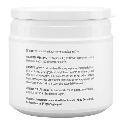 Inositol + Fols&auml;ure Pulver - 3
