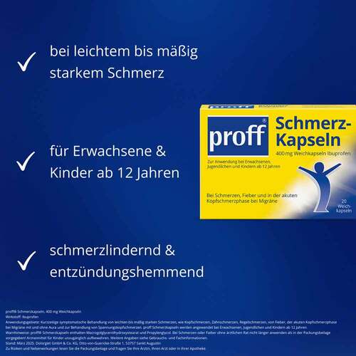 Proff Schmerzkapseln 400 mg - 3