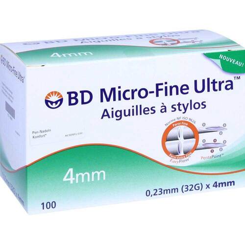 BD Micro-Fine Ultra Pen-Nadeln 0,23x4 mm - 1