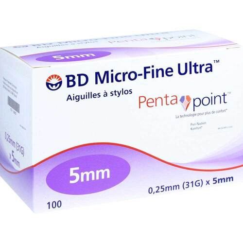BD Micro-Fine Ultra Pen-Nadeln 0,25x5 mm - 1