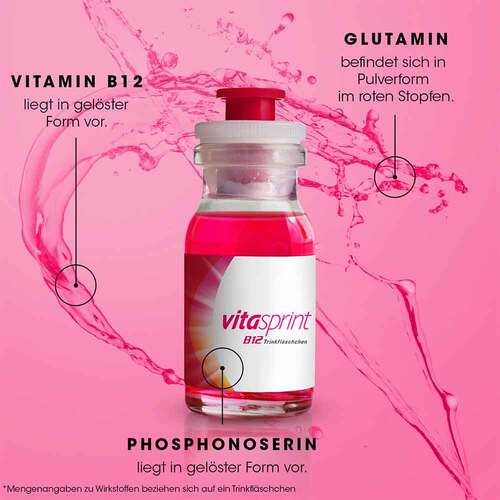 vitasprint B12 Trinkfl&auml;schchen mit Vitamin B12 f&uuml;r mehr Energie - 5