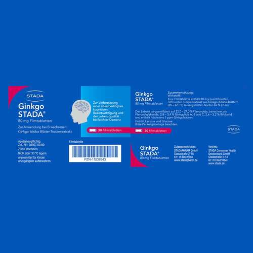 Ginkgo STADA® 80 mg Filmtabletten - 5