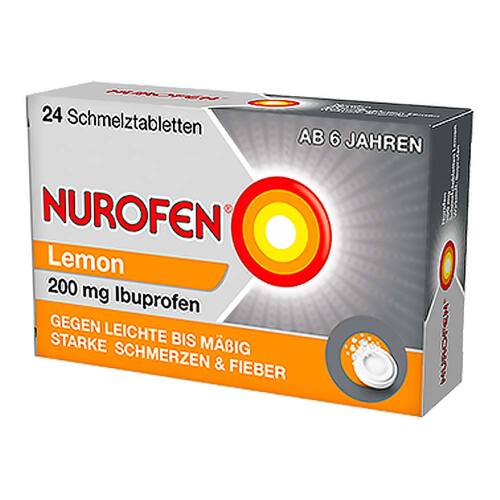 NUROFEN® Lemon 200 mg Ibuprofen Schmelztabletten - 1