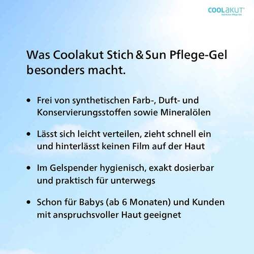 Coolakut® Stich &amp; Sun Pflege-Gel - 4