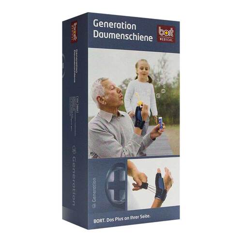 Bort Generation Daumenschiene links M blau - 1