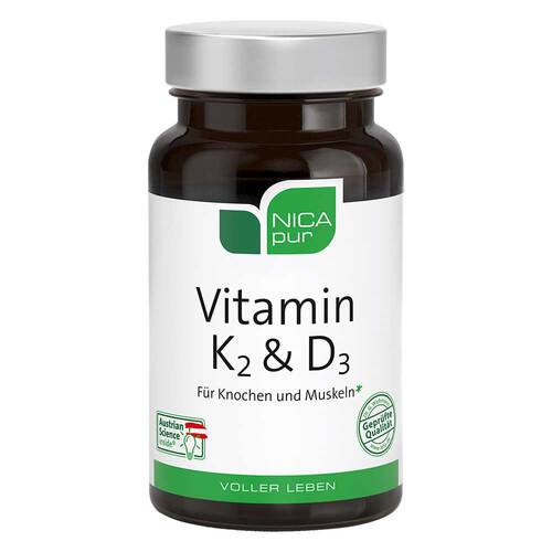 Nicapur Vitamin K2 &amp; D3 Kapseln - 1