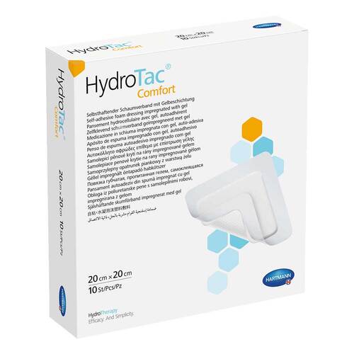 Hydrotac comfort Schaumverband 20x20 cm steril - 1