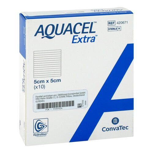 Aquacel Extra 5x5 cm Kompressen - 1