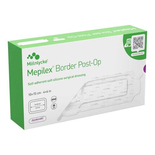 Mepilex Border Post-Op Schaumverband haftend 10x15 cm - 1