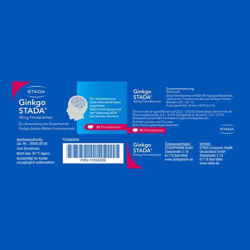 Ginkgo STADA® 40 mg Filmtabletten - 5