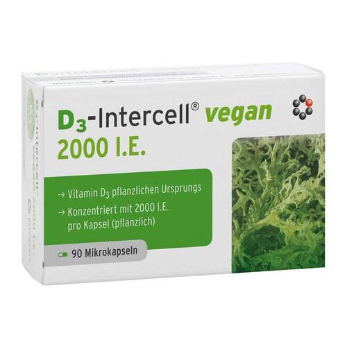 D3-Intercell Vegan 2.000 I.E. Kapseln - 1