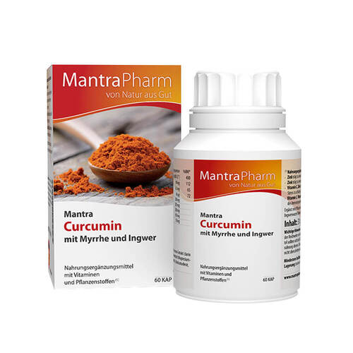 Mantra Curcumin mit Myrrhe und Ingwer Kapseln - 1