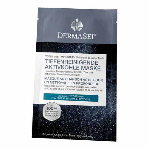 Dermasel Spa Totes Meer Tiefenreinigende Aktivkohle Maske - 1