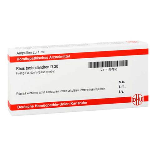 DHU Rhus Toxicodendronicodendron D 30 Ampullen - 1
