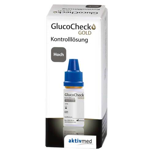 Gluco Check Gold Kontrolll&ouml;sung hoch - 1