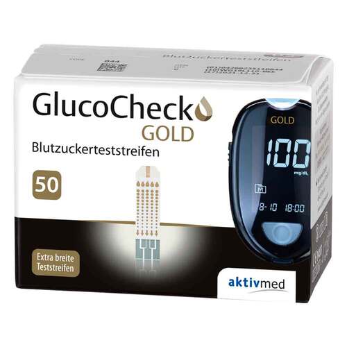 Gluco Check Gold Blutzuckerteststreifen - 1