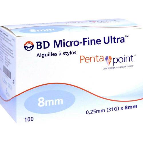 BD Micro-Fine Ultra Pen-Nadeln 0,25x8 mm 31 G - 1