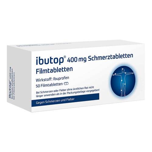 ibutop® 400 mg Schmerztabletten von axicur® - 1