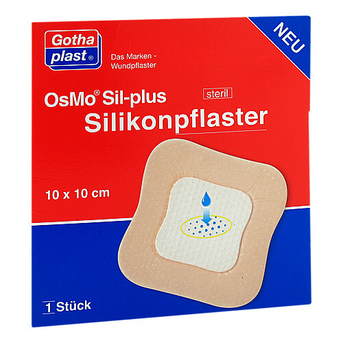 Osmo Sil-plus Silikonpflaster 10x10 cm steril - 1