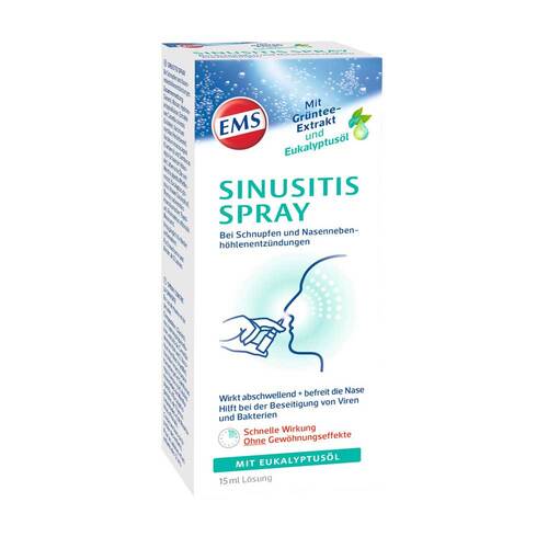 SINUSITIS SPRAY mit Gr&uuml;ntee-Extrakt und Eukalyptus&ouml;l - 1