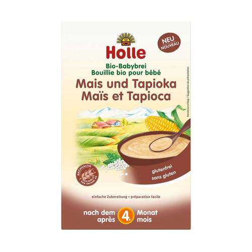 Holle Bio Babybrei Mais &amp; Tapioka nach dem 4. Monat - 1